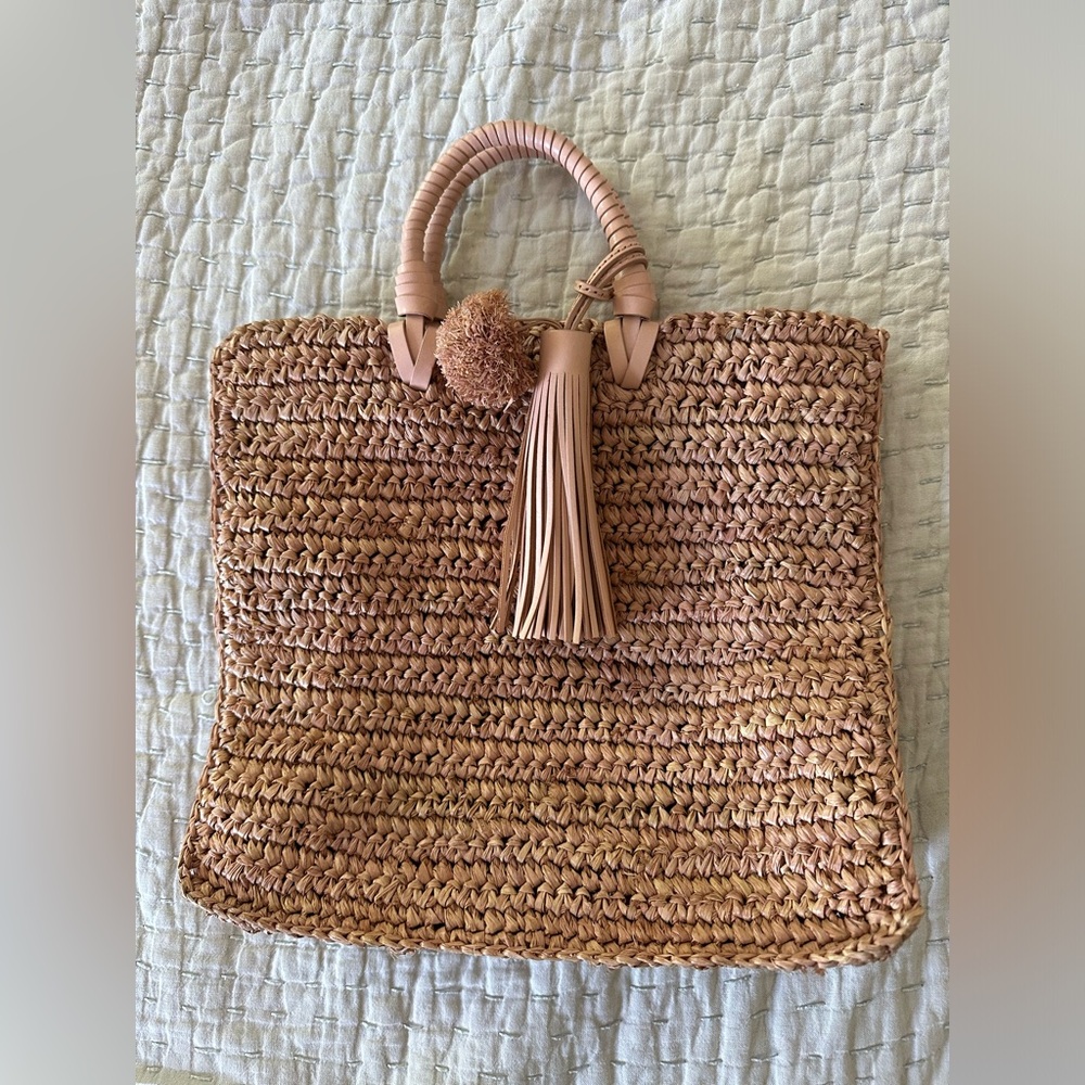 Loeffler Randall Raffia Travel Tote